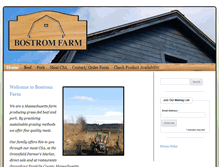 Tablet Screenshot of bostromfarm.com